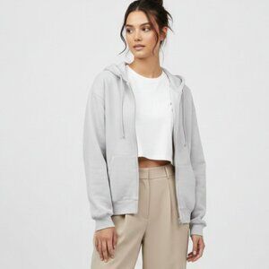 SKIMS Womens Large Full Zip Hoodie Fleece Jacket